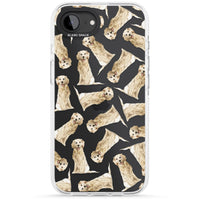 Motif aquarelle de Golden Retriever