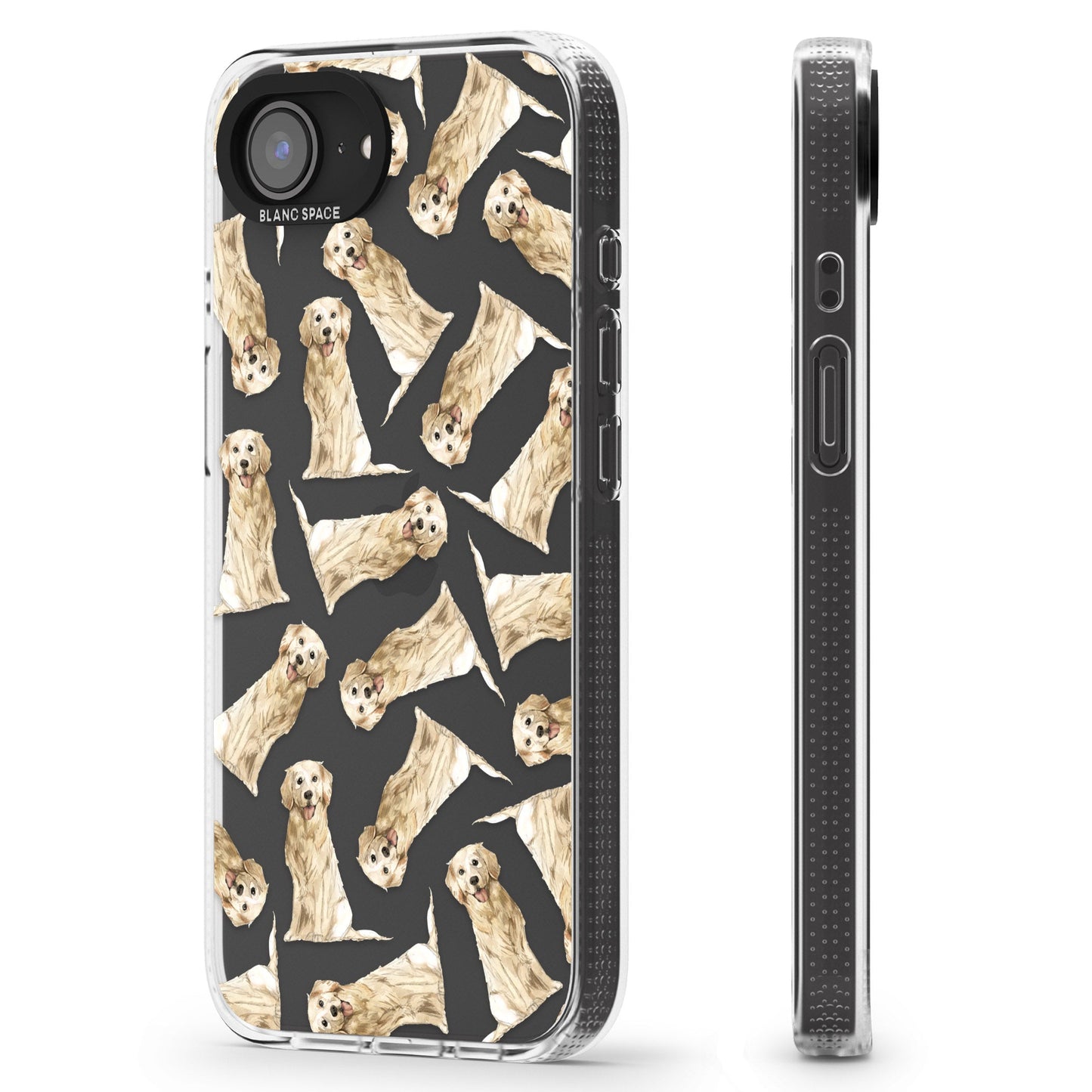 Motif aquarelle de Golden Retriever