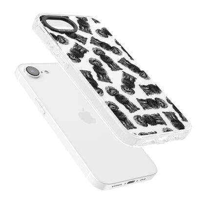 Black Cockapoo Watercolor