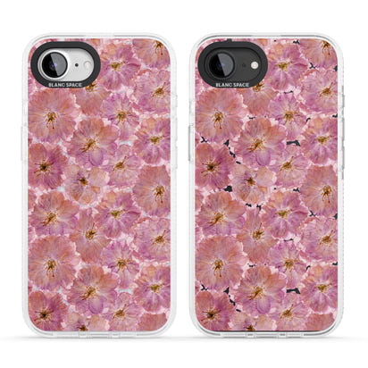 Grandes fleurs roses