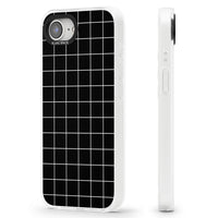 Minimalist Grid Pattern Black