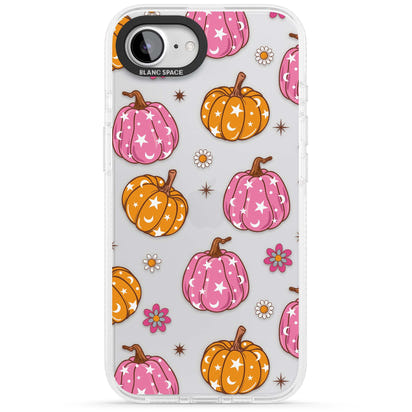 Motif de citrouilles Fleurs et Étoiles