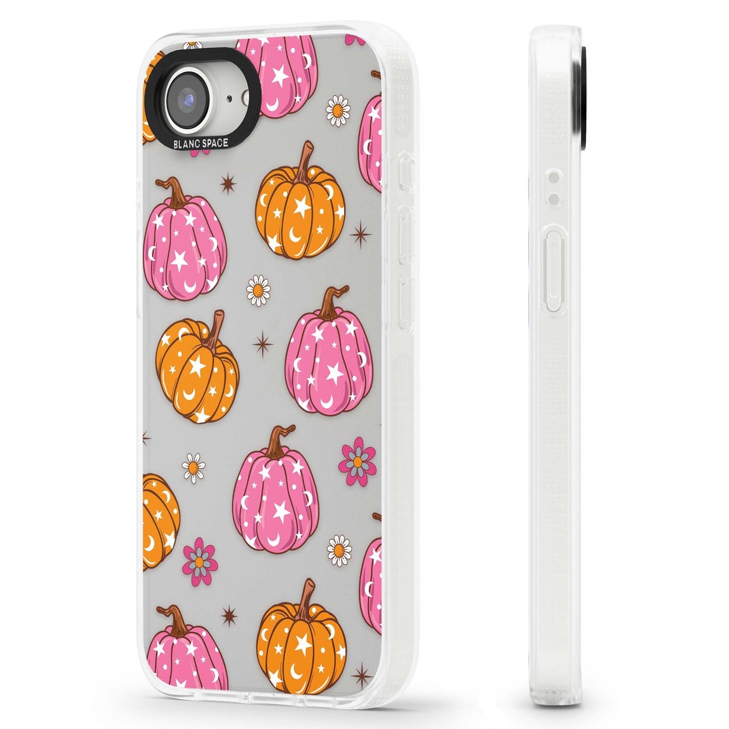 Motif de citrouilles Fleurs et Étoiles