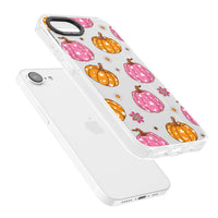 Motif de citrouilles Fleurs et Étoiles