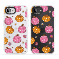 Motif de citrouilles Fleurs et Étoiles