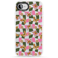 Wavy Butterfly Checked Pattern