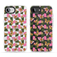 Wavy Butterfly Checked Pattern