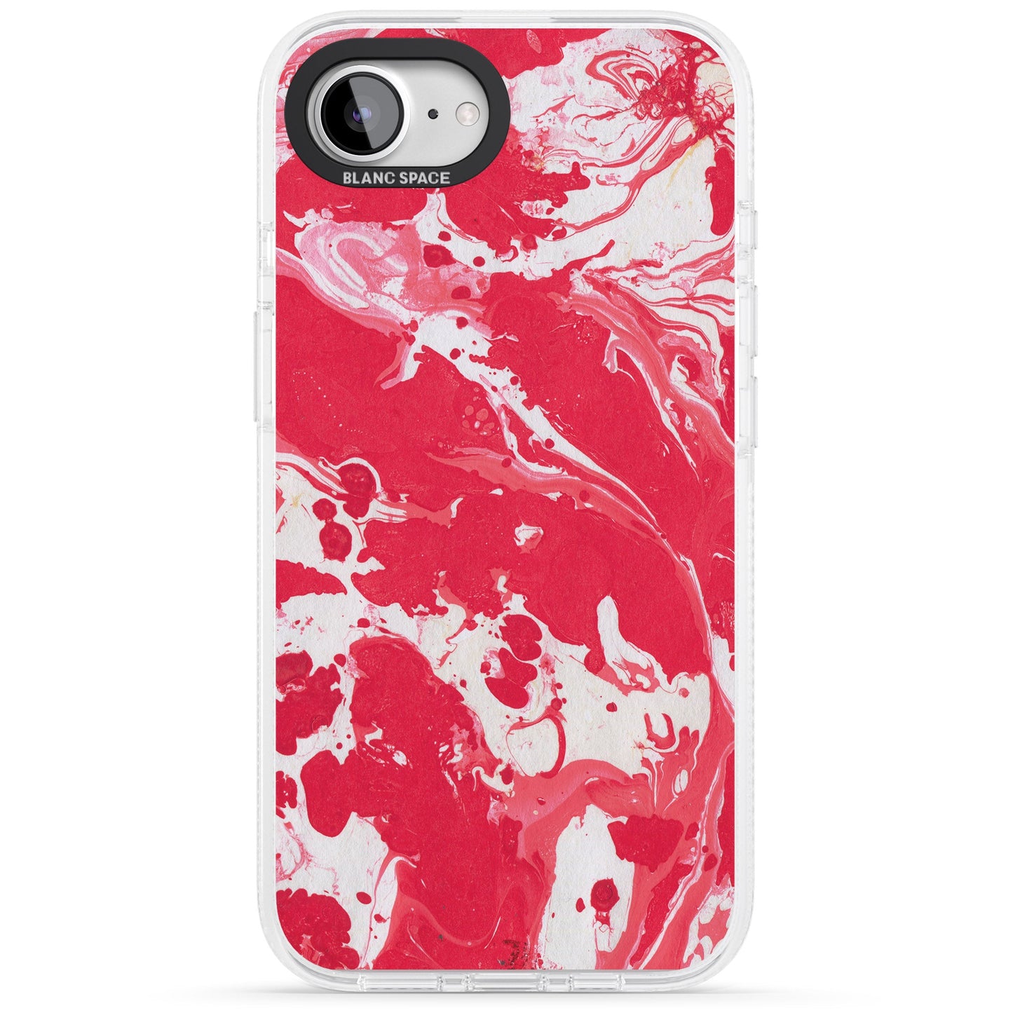 Red & White Marbled