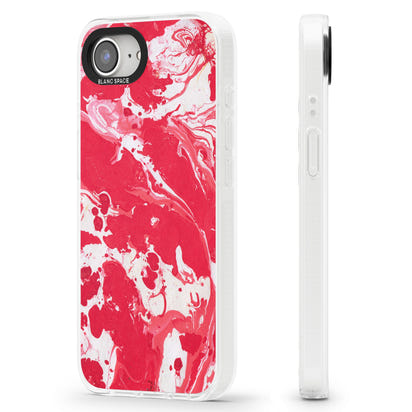 Red & White Marbled