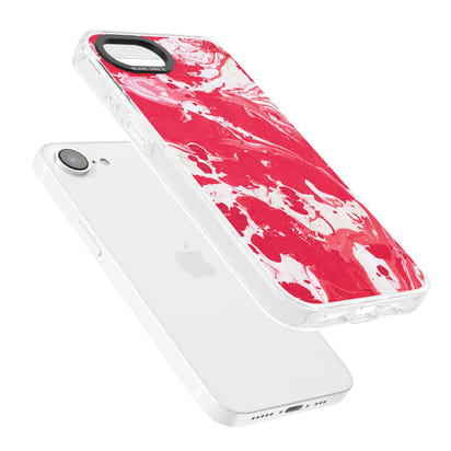 Red & White Marbled
