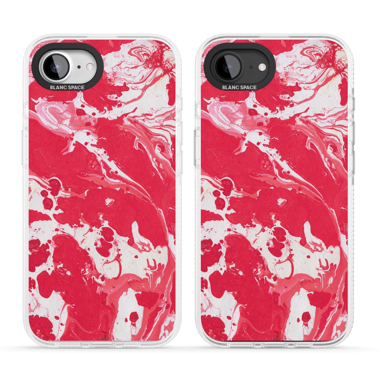 Red & White Marbled