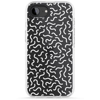 Schwarz-weißes Wellenmuster