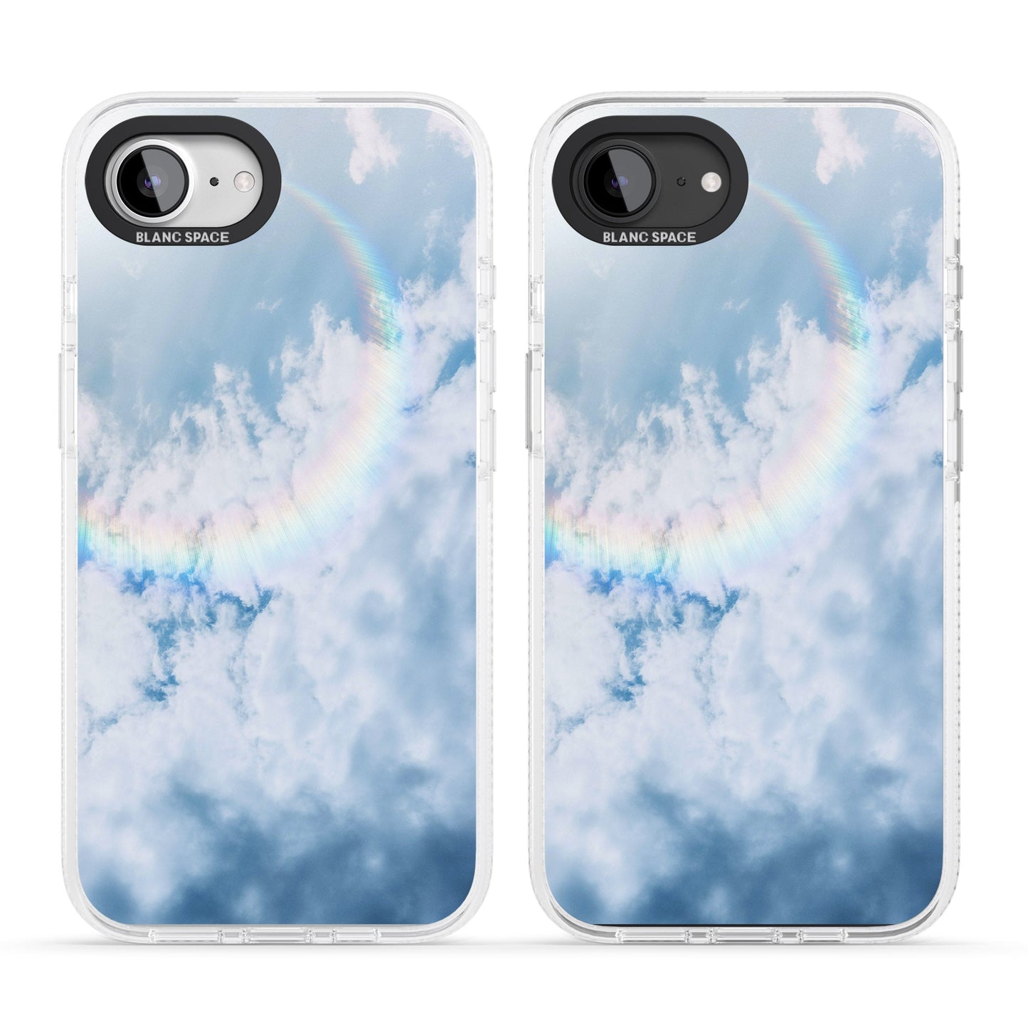 Pastellfarbener Regenbogenhimmel