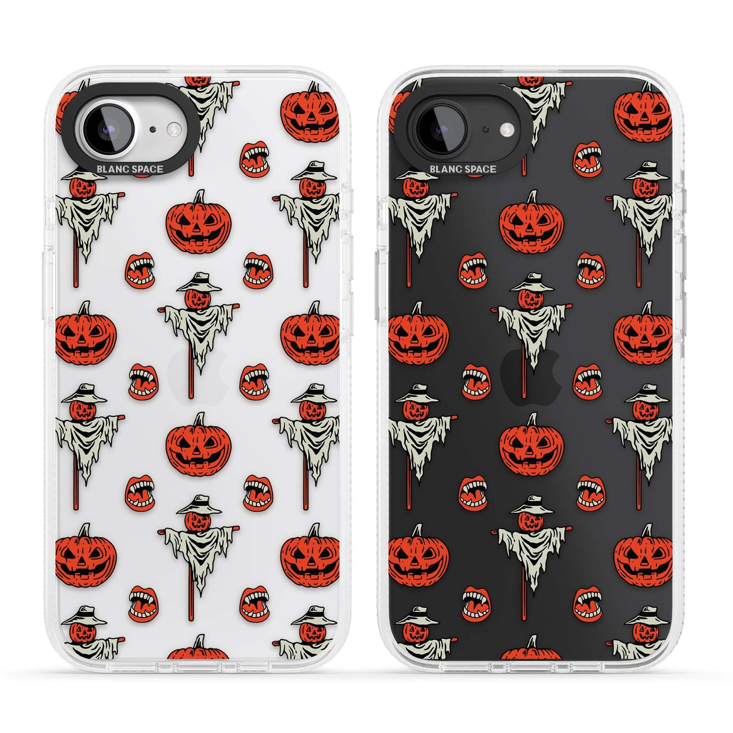 Retro Red Pumpkins & Scarecrows