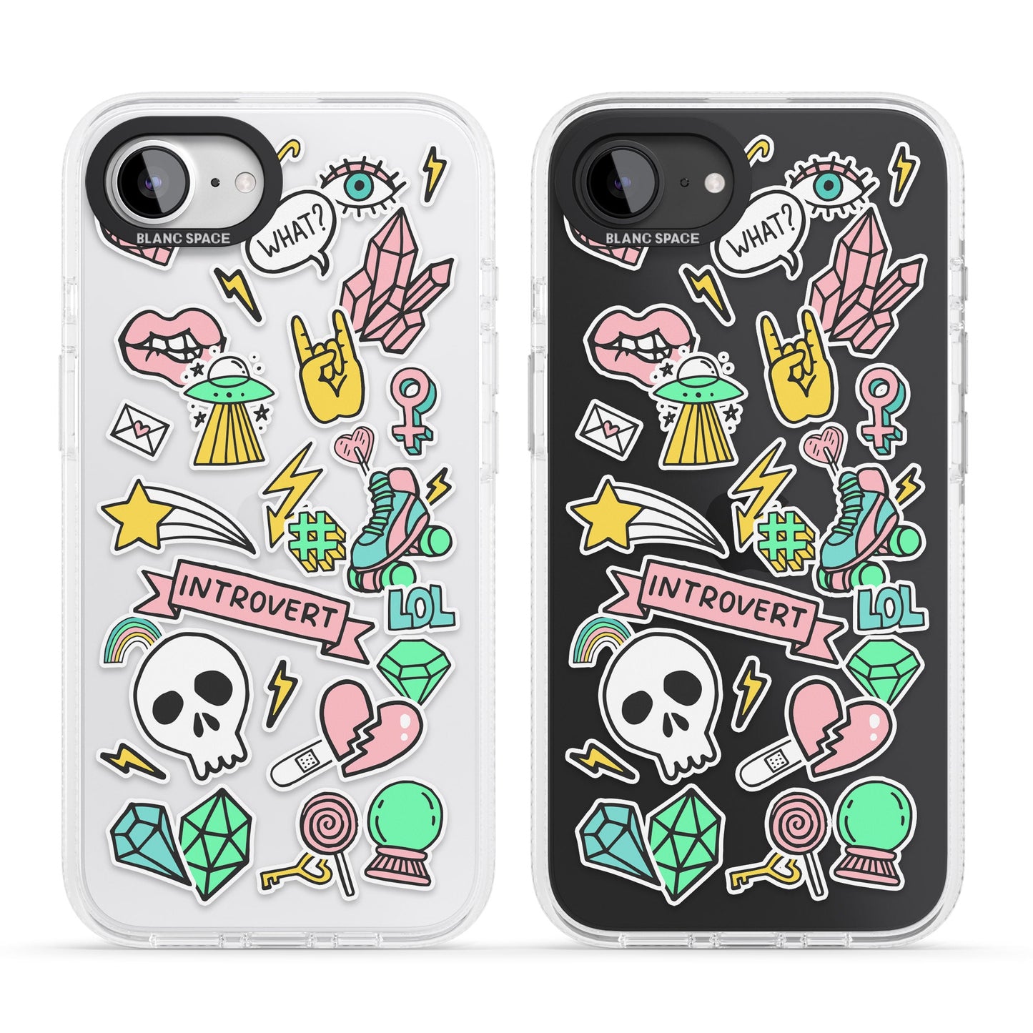 Autocollant introverti