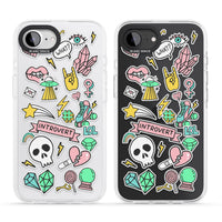 Autocollant introverti