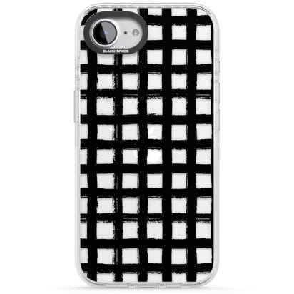 Messy Black Grid Clear