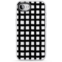 Messy Black Grid Clear