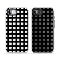 Messy Black Grid Clear