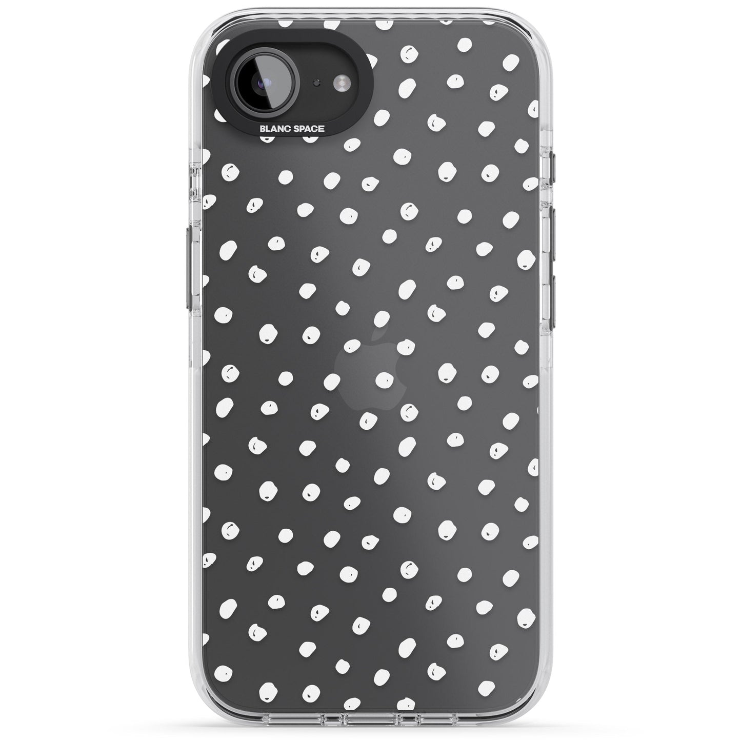 Messy White Dot Pattern