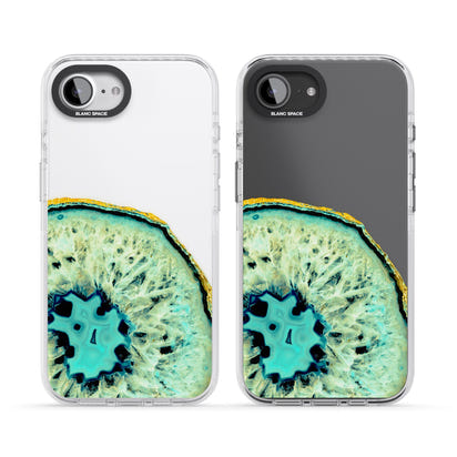 Géode turquoise en cristal