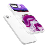 Tranche de cristal d'améthyste