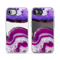 Tranche de cristal d'améthyste