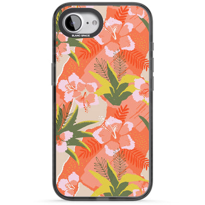 Hawaiian Flowers Abstract Pattern