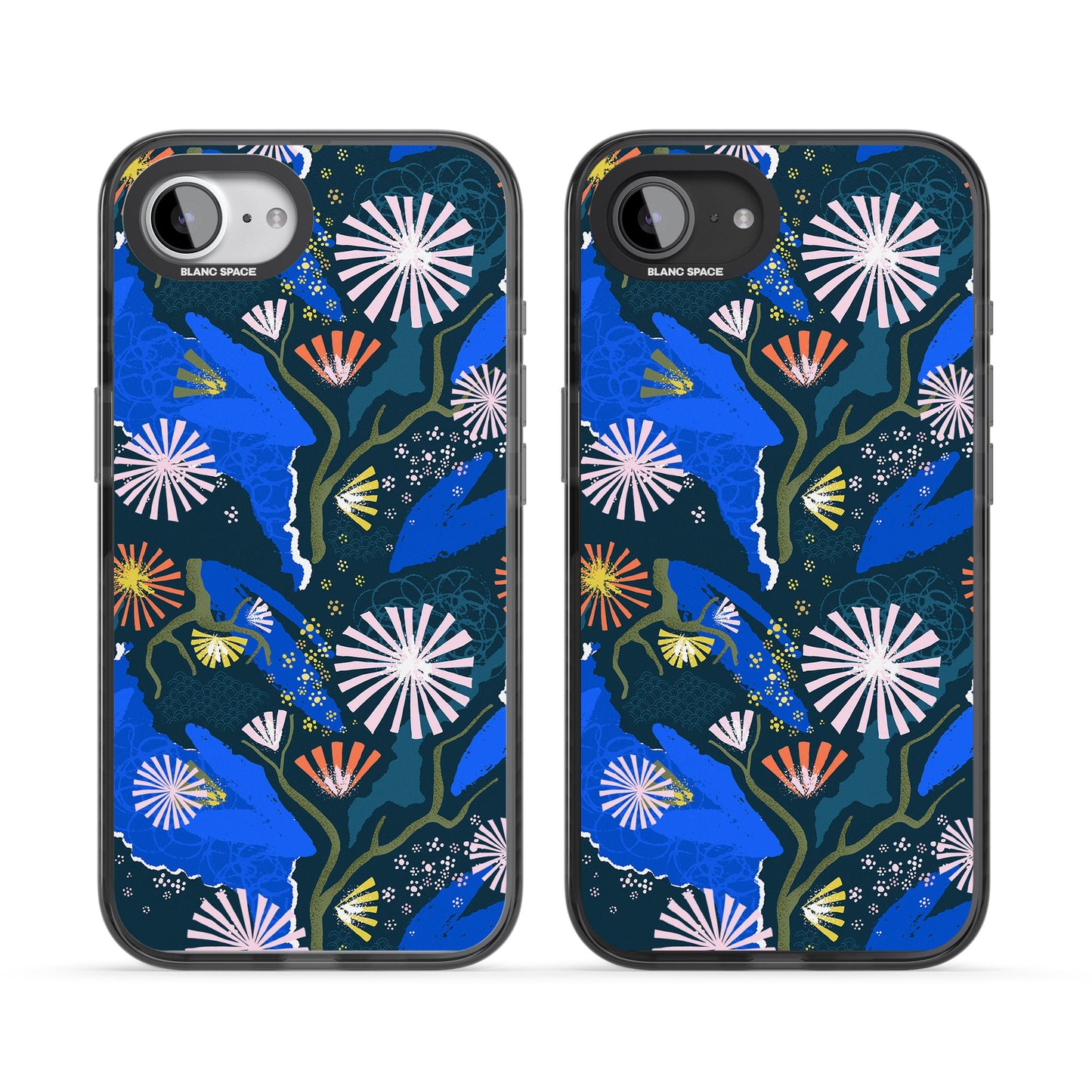 Dark Botanicals Abstract Pattern