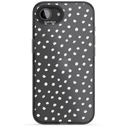 Messy White Dot Pattern