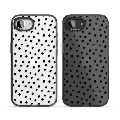 Messy Black Dot Pattern