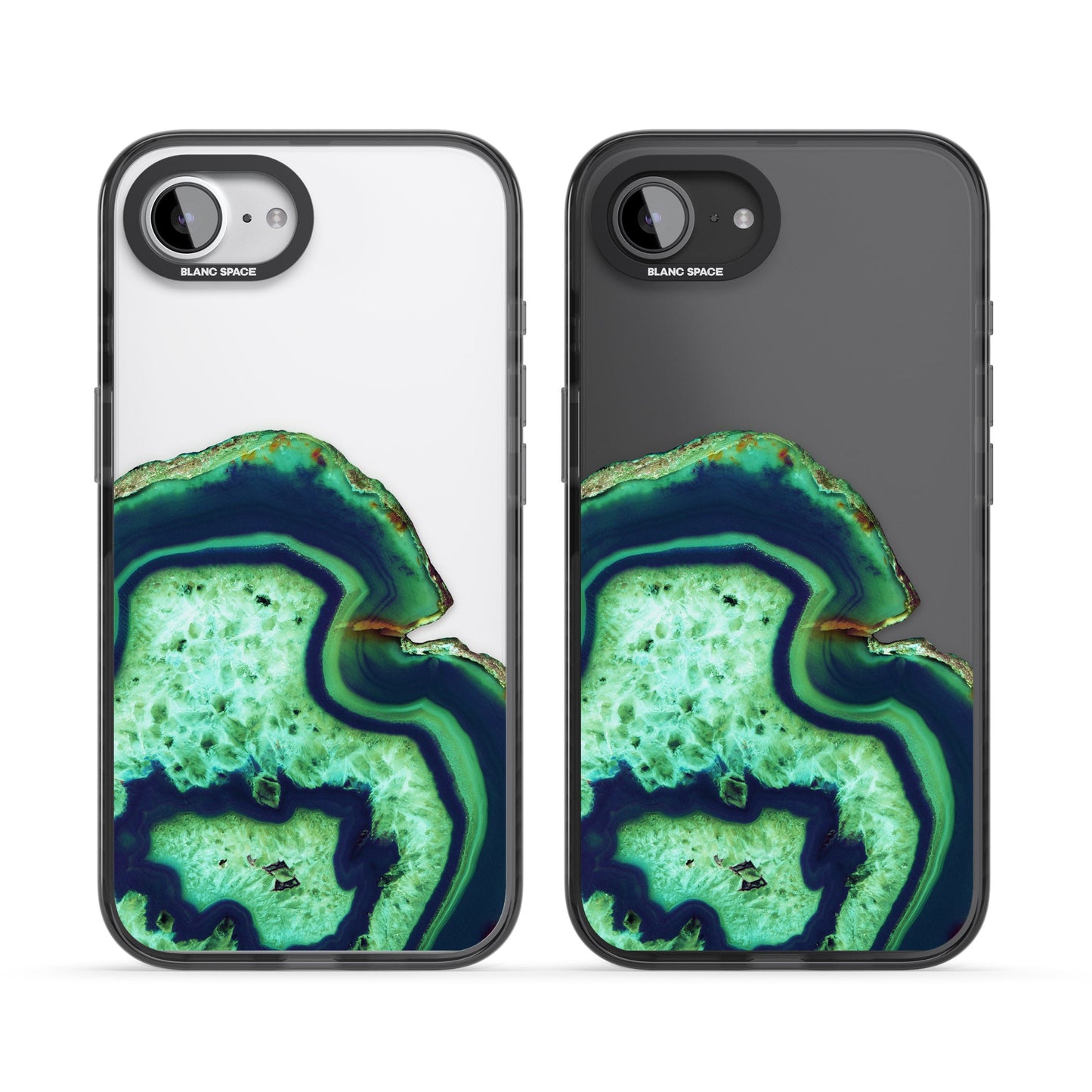 Tranche d'agate émeraude