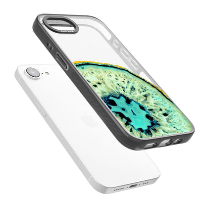 Géode turquoise en cristal