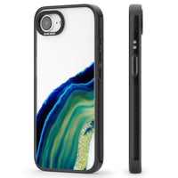 Grüne und blaue Smaragd-Geode