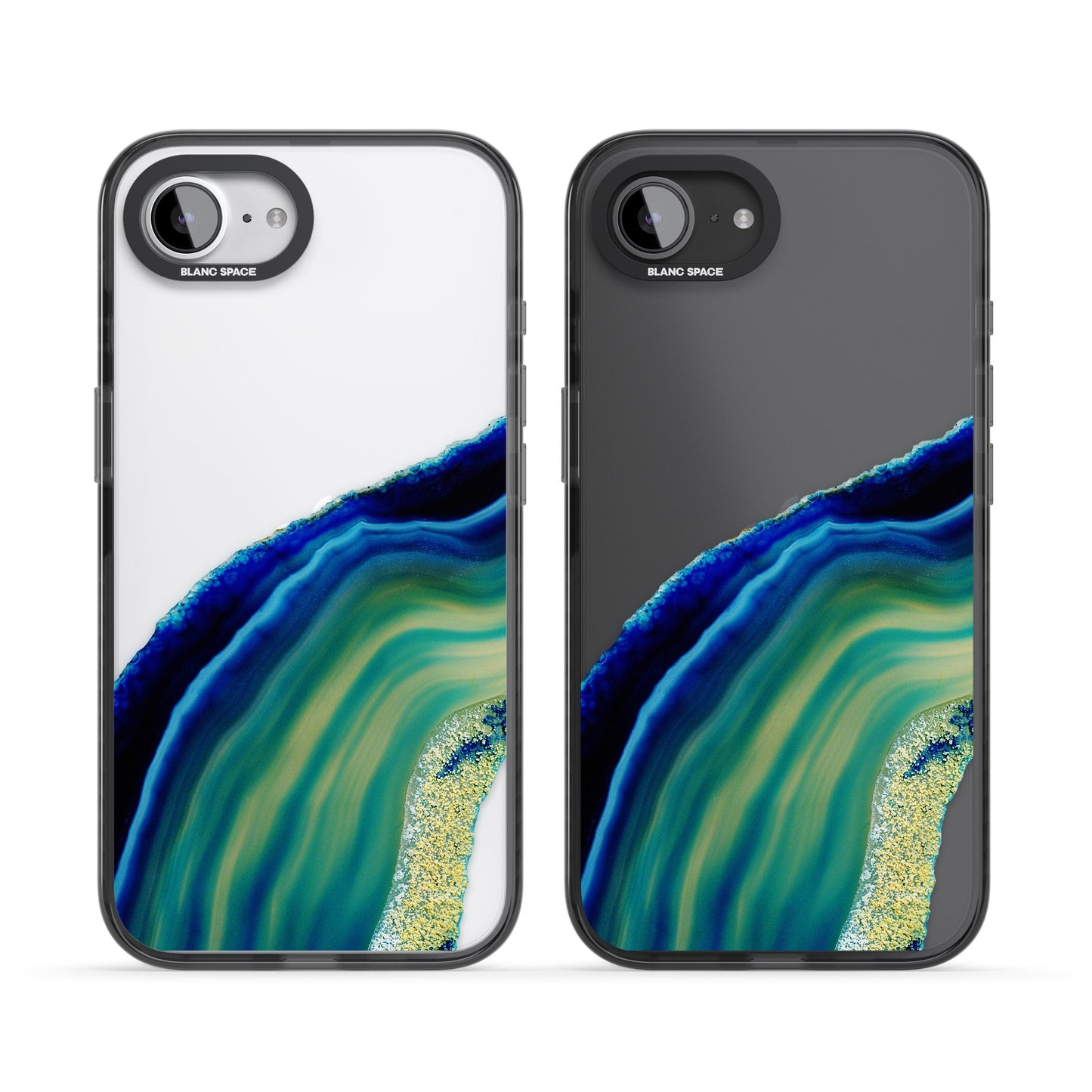 Grüne und blaue Smaragd-Geode