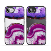 Tranche de cristal d'améthyste