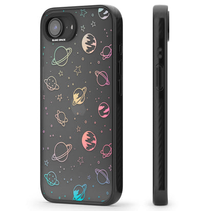 Pastellfarbenes Weltraumuniversum