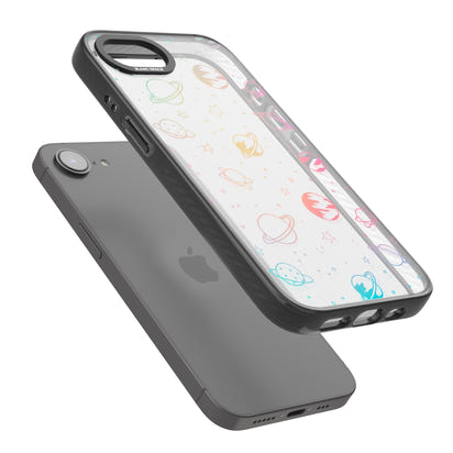 Pastellfarbenes Weltraumuniversum