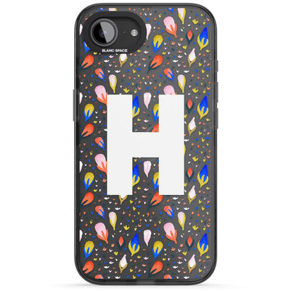 Personalised Abstract Floral Initial