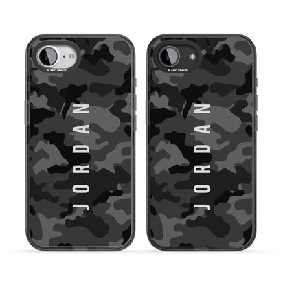 Personalised Black Camouflage Name