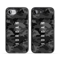 Personalised Black Camouflage Name