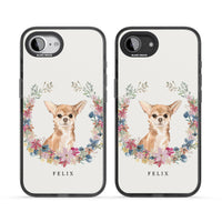 Personalised Chihuahua Floral Portrait