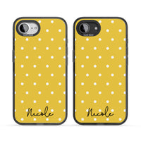 Personalised Yellow Polka Dot