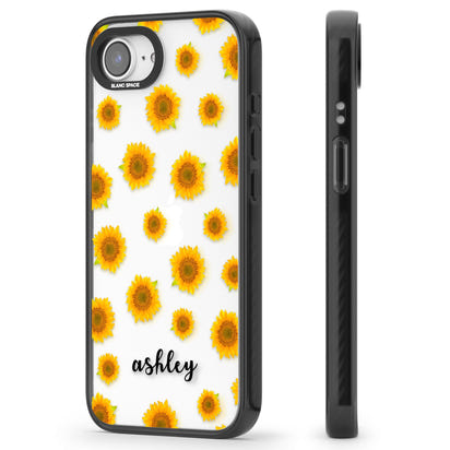 Personalised Sunflowers & Cursive