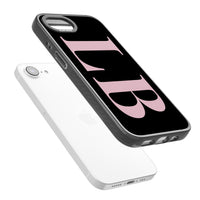 Lettres personnalisées roses et noires vertes