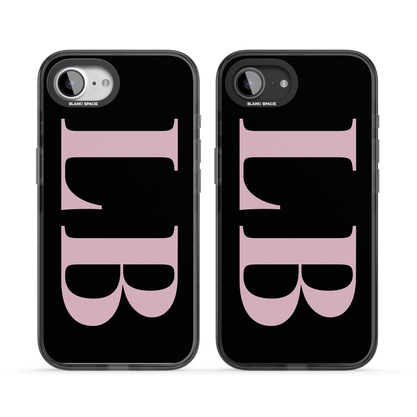 Lettres personnalisées roses et noires vertes