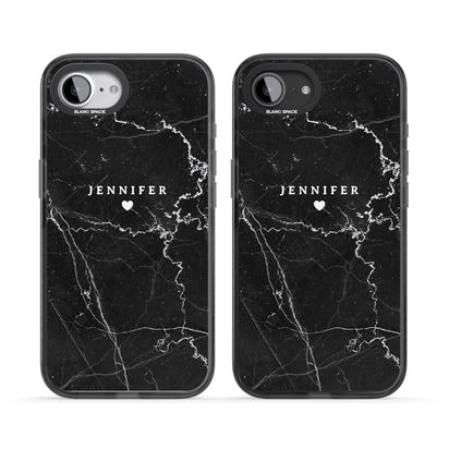 Personalised Black Marble