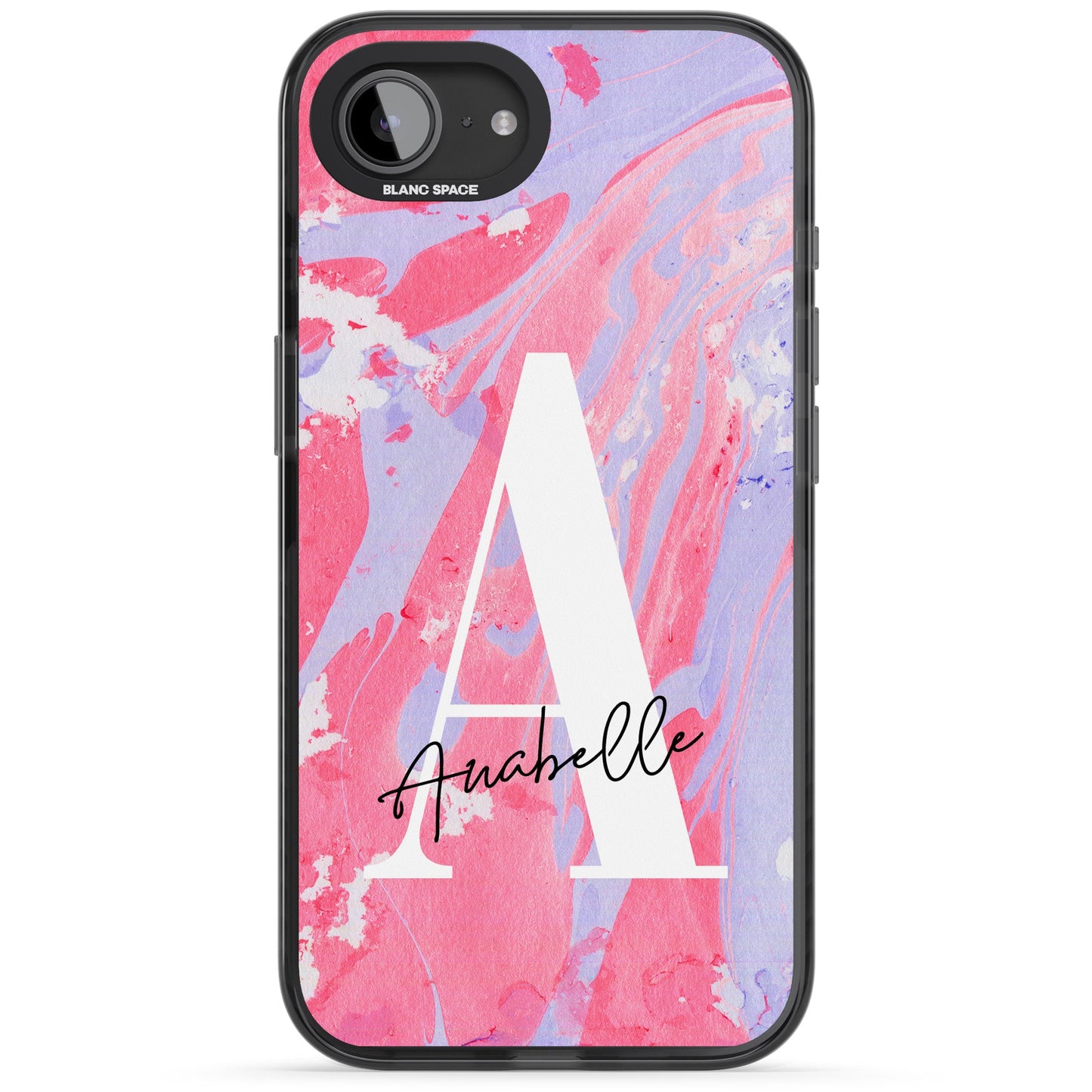 Personalised Pink & Purple Marble