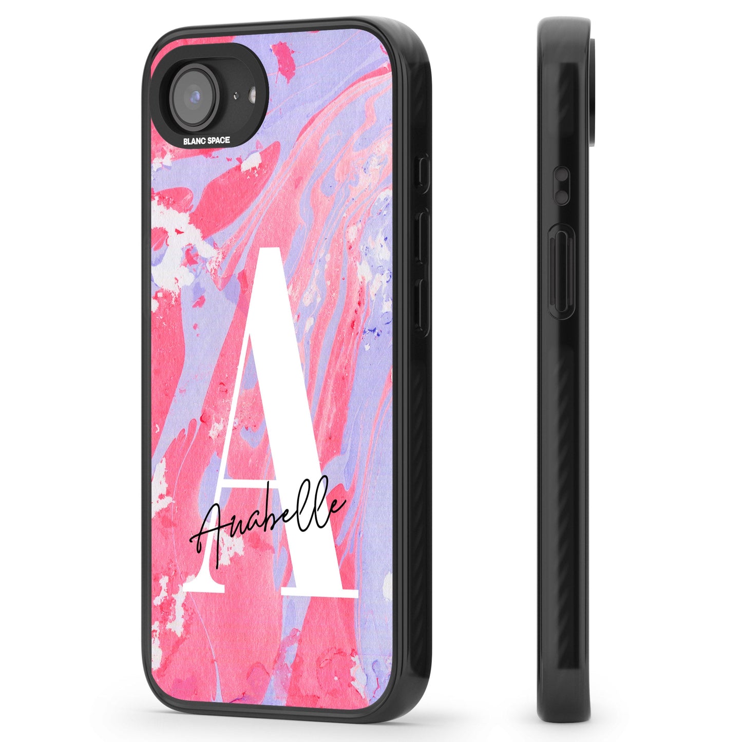 Personalised Pink & Purple Marble