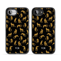 Personalised Gold Cheetah Pattern